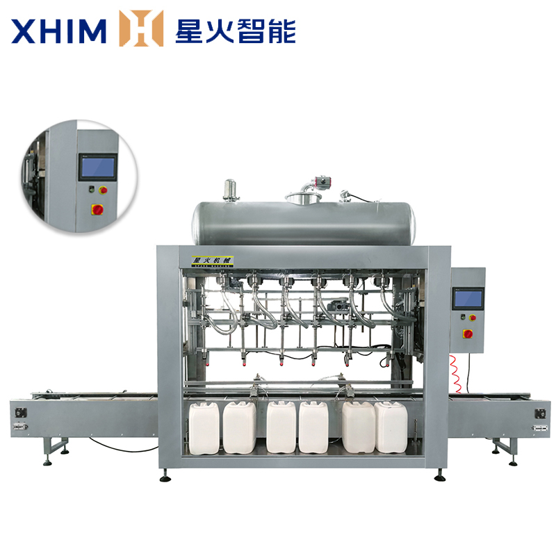 大型液體稱重灌裝機(jī)-全自動(dòng)化工灌裝機(jī)