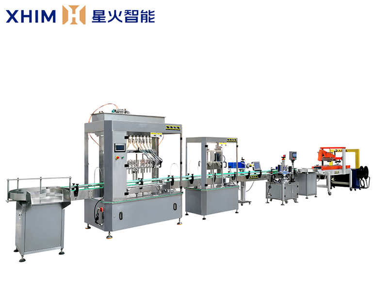 全套液體灌裝生產(chǎn)線-自動化液汁灌裝機設(shè)備