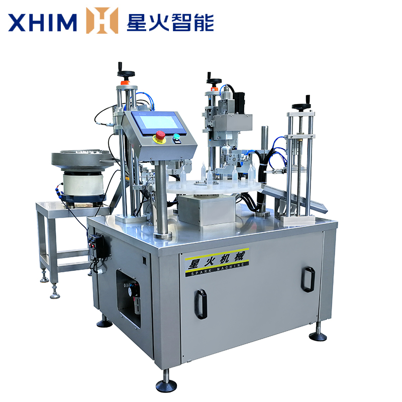 獨立式灌裝旋蓋一體機(jī)-全自動灌裝旋蓋
