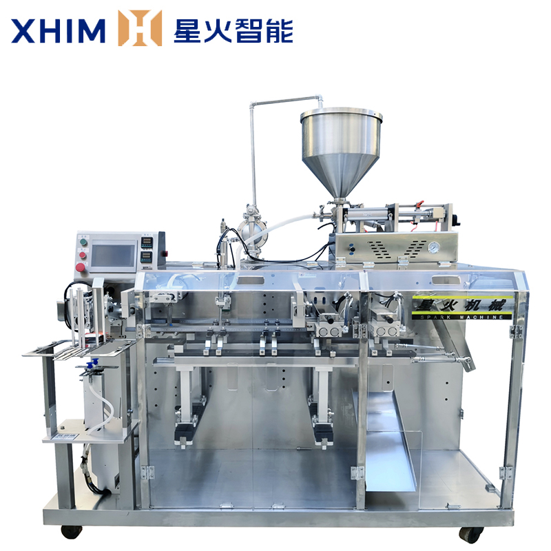 水平式液體包裝機-自動化預(yù)制袋包裝機