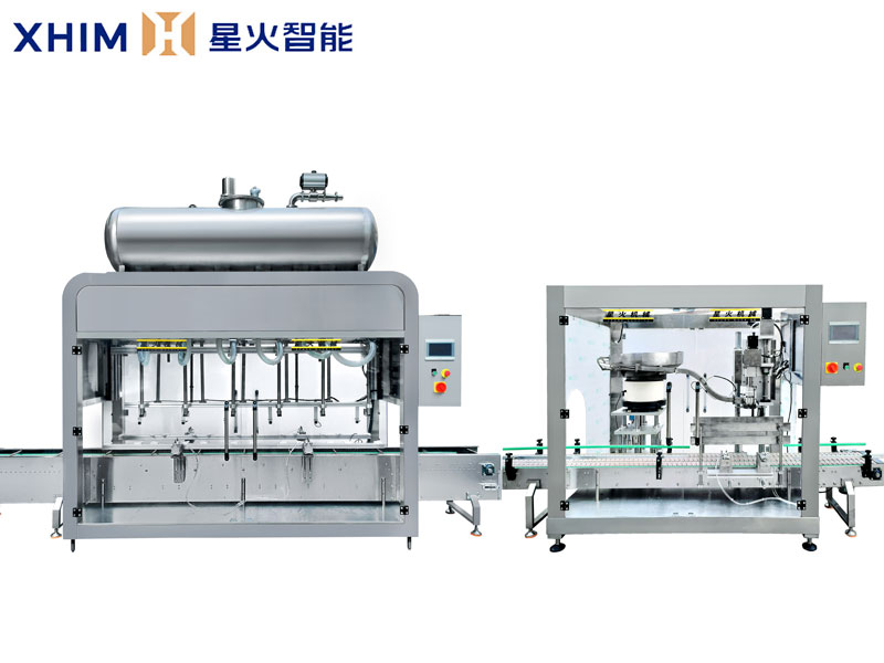 全自動(dòng)稱重灌裝旋蓋生產(chǎn)線-桶裝活化劑