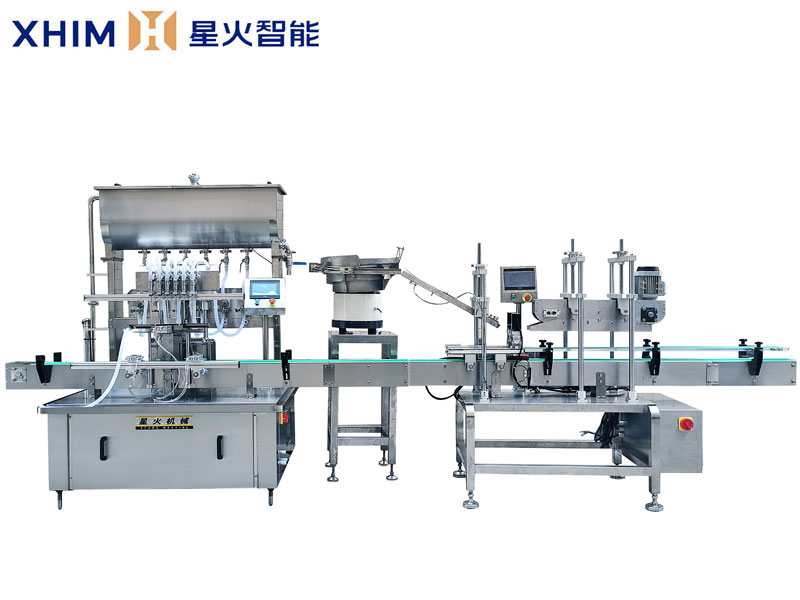 全自動(dòng)芝麻油灌裝壓蓋生產(chǎn)線