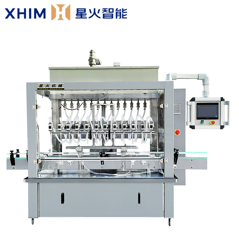 12頭防腐蝕液體灌裝機(jī)-消毒液自動灌裝機(jī)